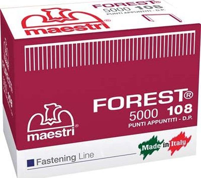 Punto Forest 108 per Fissatrice Ro Ma Zincato 10,05 x 8 mm 5000 Pezzi