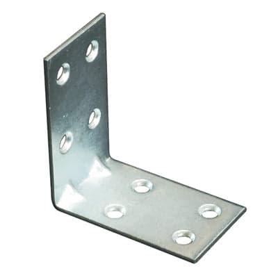 GIUNZIONE 8 FORI ANGOLARE - ZINCATA S.MM 2,0 CF=PZ 50 CM  5X5X3- 1 confezioni