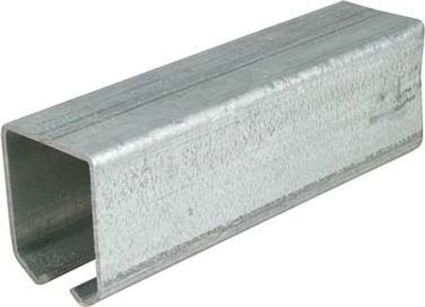 Binario per Carrelli Scorrevoli 20 Omge Zincato 33,5 x 30 mm 100 kg