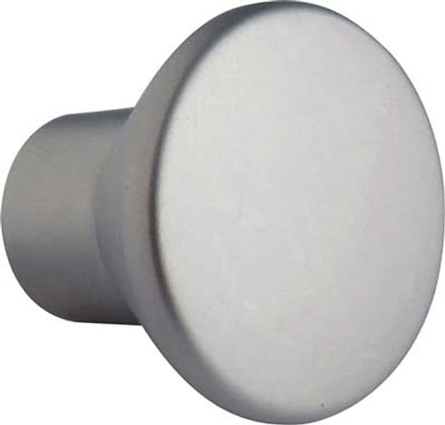 Pomolo Zama Sfera Piana 2401 Metalstyle Cromo Opaco 24 x 24 mm 10 Pezzi