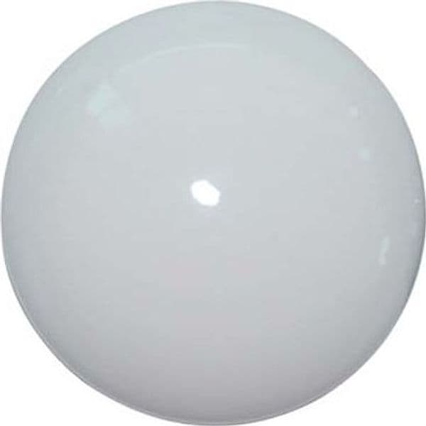 Pomolo Legno Liscio Laccato Bianco con Vite X33 26 a 36 mm 10 Pezzi