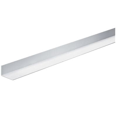 Profilo Angolare Lati Uguali Arcansas - Allum Bianco S.Mm 1,0 Mm 10X10 H.Cm 200- 5 Pezzi