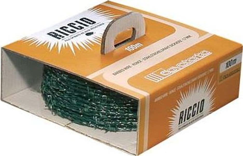Filo Spinato Plasticato Riccio Cavatorta Mm 1,7 x 2,1 L.100 m
