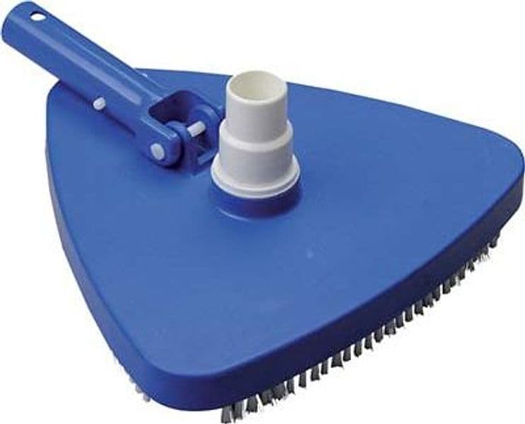 Spazzola Piscina Aspirante Triangolare Domus Attacco Mm 28 Tubo Mm 32 a 38