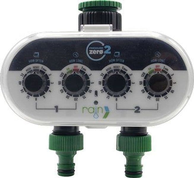 Centralina Irrigazione Zero Pressure con 2 Rain Innesto Rapido 3/4f