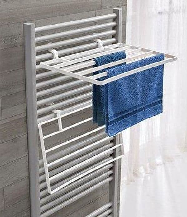 Stendino per Scaldasalviette Bianco 51 x 32 mm 6 Pezzi