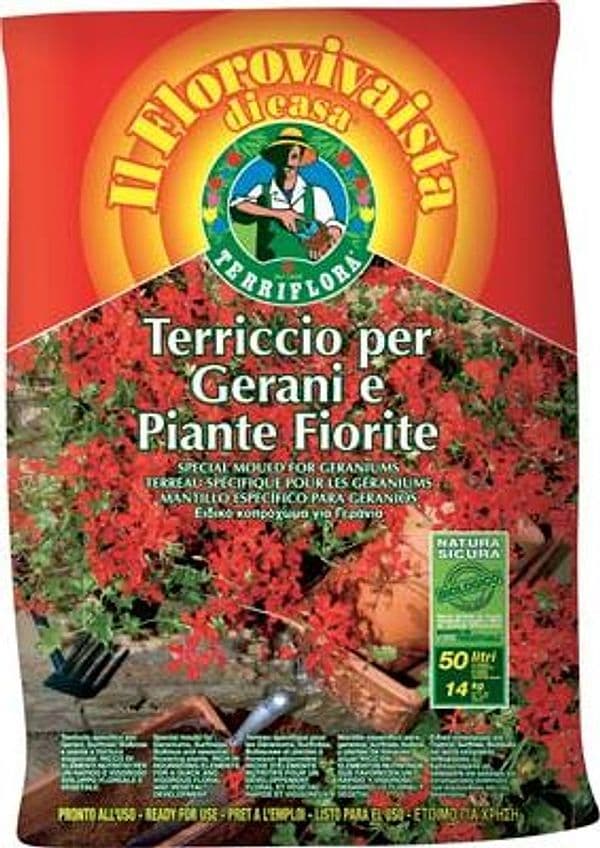 Terriccio Gerani e Piante Fiorite Terriflora (168) 20 L