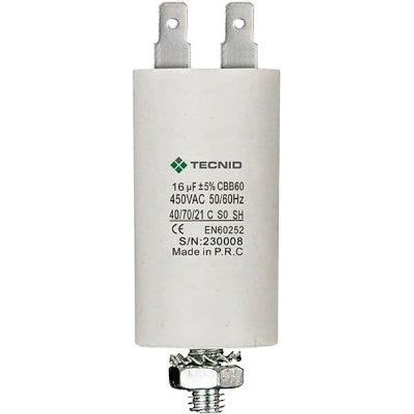 Condensatore Spunto µF 25 Pin 4 450 V 2 Pezzi