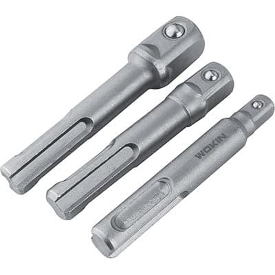 ADATTATORI PORTABUSSOLA SDS PLUS 222903 WOKIN - 1/4+3/8+1/2 CF=PZ 3- 4 confezioni