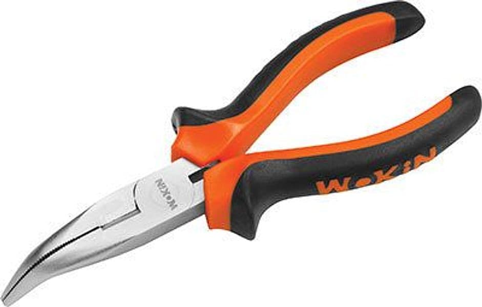 Pinza Becchi Mezzotondi Piegati 1003 Wokin 100306 160 mm 3 Pezzi