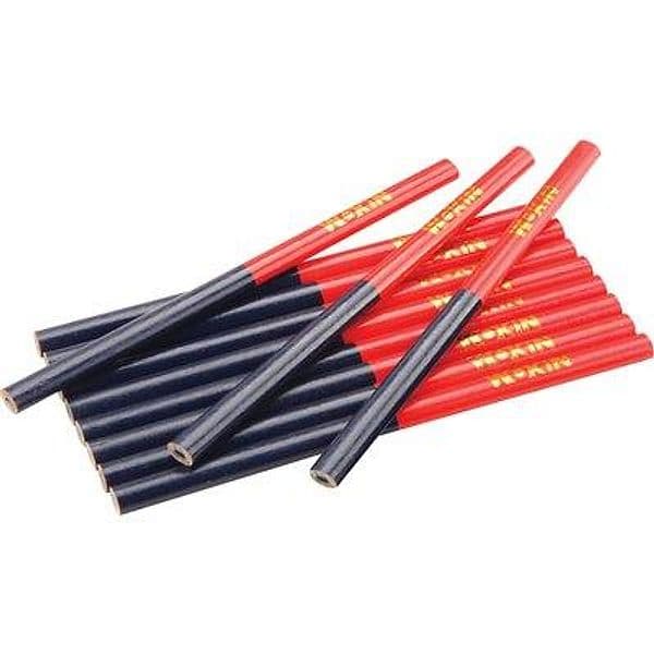 Matita Bicolore Rosso Blu 358912 Wokin 18 cm 12 Pezzi