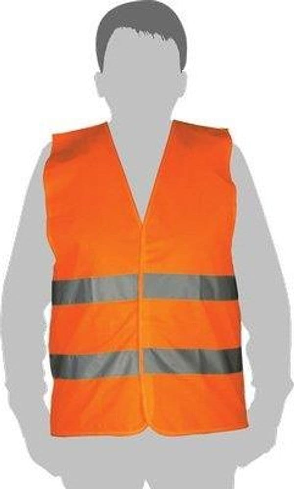 Gilet Alta Visibilita Arancio 4521 Wokin Taglia L 452102 2 Pezzi