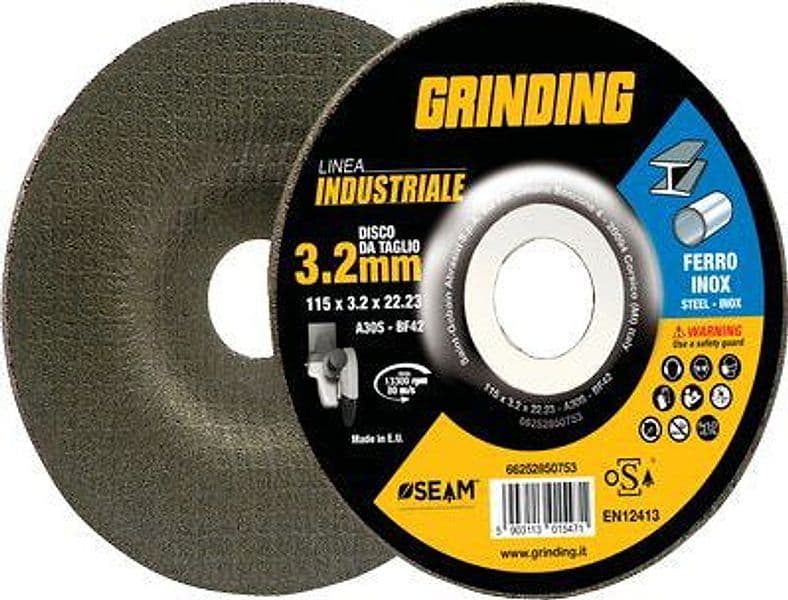 Disco Abrasivo Taglio Ferro Depresso 230 x 22,2 mm H 3,2 mm 20 Pezzi