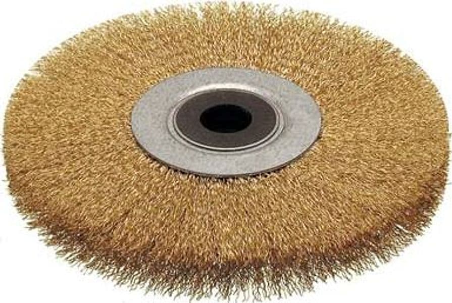 Spazzola Acciaio Circolare con Foro Cebo Mm 150X20 F.mm 16