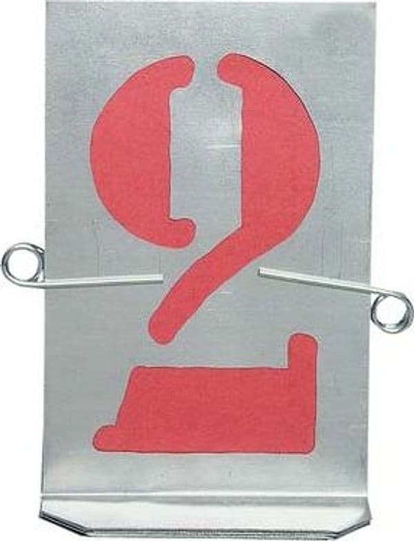 Stampi Traforati Serie Numeri 0 x 9 80 mm