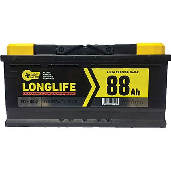 Batteria Auto Modulo Valore con Ah 88 Dx Spunto 740A 310 x 175 mm H 190 mm