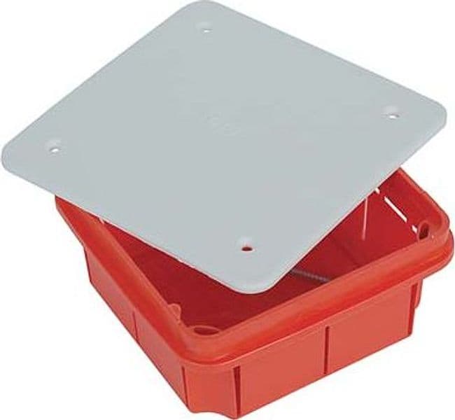 Scatola Derivazione Incasso con Coperchio 160 x 130 mm H 70 mm 5 Pezzi