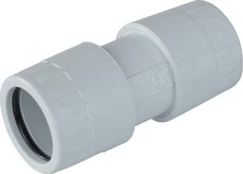 Manicotto IP65 per Tubo Rigido PVC Grigio 16 mm 50 Pezzi