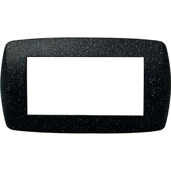 Placca Coprifrutti Millenium Marlanvil Nero 150 x 83 mm 2 Pezzi