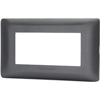 PLACCA COPRIFRUTTI ABM - NERO POSTI 4 MM 140X85- 8 pezzi