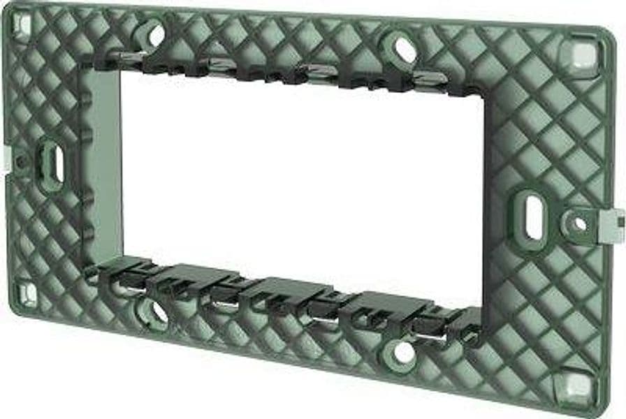 Supporto Frutti Avp Pc Nero Posti 4 8 Pezzi