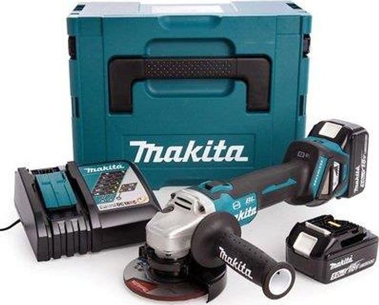 Smerigliatrice Angolare Batteria DGA513RTJ Makita Mm 125 Volt 18X2 Ah 5,0