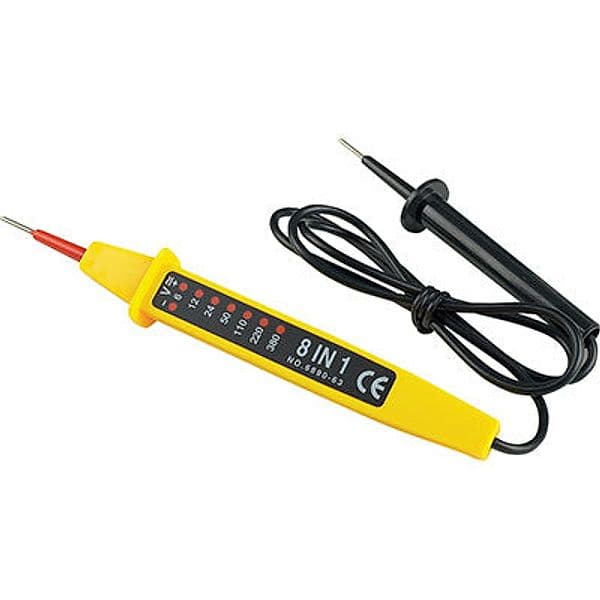 Tester 8 Funzioni Electraline Ac Dc 2 Pezzi