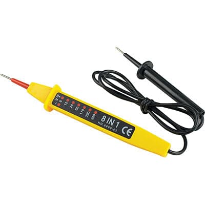 Tester 8 Funzioni Electraline - Ac Dc- 2 Pezzi