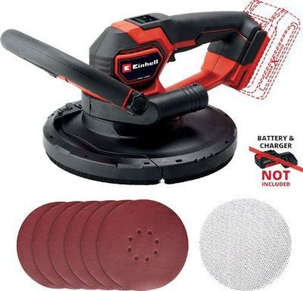 Levigatrice Pareti Batteria TCDWS225 Einhell Volt 230 Watt 1220 mm 225
