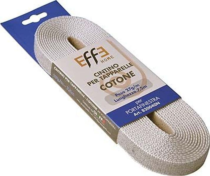 Cintino Avvolgibili Cotone Avana Grigio 27 g m 7,5 m 22 mm 6 Pezzi