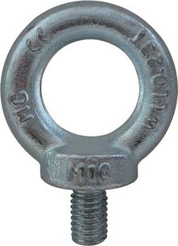 Golfare Maschio Zincato DIN580 M10 o 25 mm 10 Pezzi