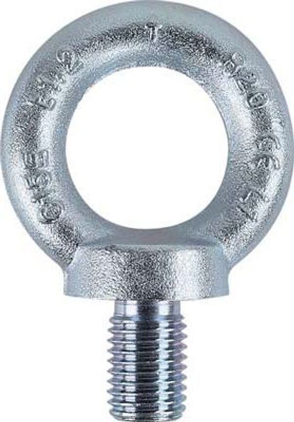 Golfare Maschio Zincato 8040EZ Robur DIN580 M10 o 25 mm 10 Pezzi