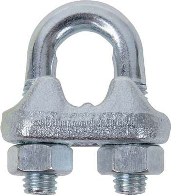 Morsetto Zincato 8016 Robur 16 mm 5 Pezzi