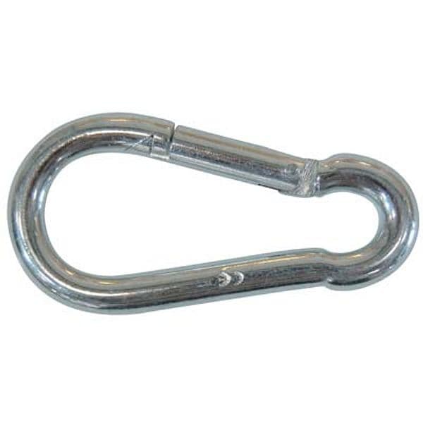 Moschettone Sicurezza Zincato L 8 mm 80 mm 25 Pezzi