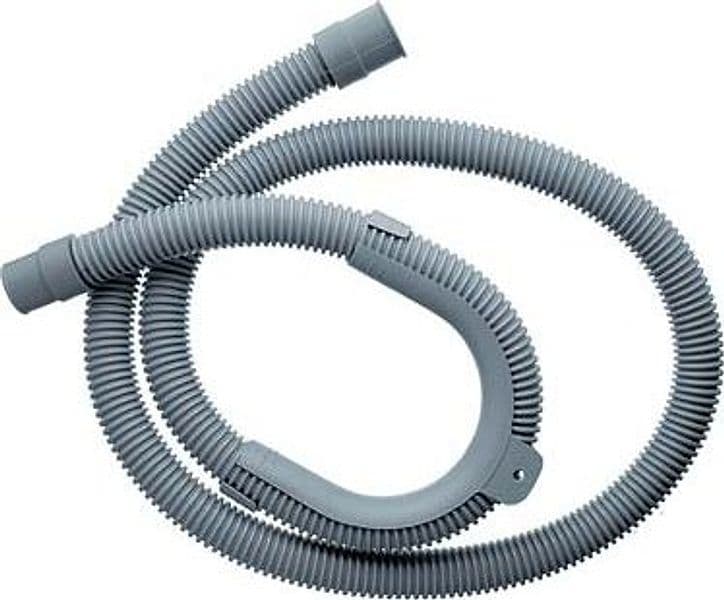 Tubo Scarico Lavatrice con Curva Pp 250 cm 5 Pezzi