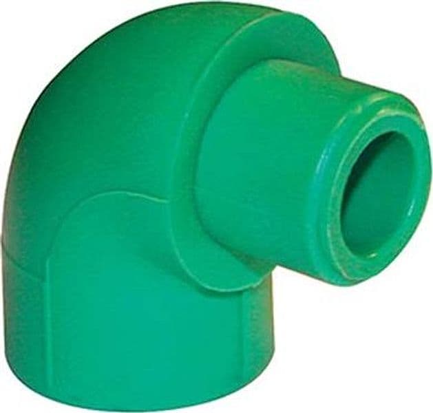 Gomito Ppr a Saldare Mf 90 ° Verde 20 mm 20 Pezzi