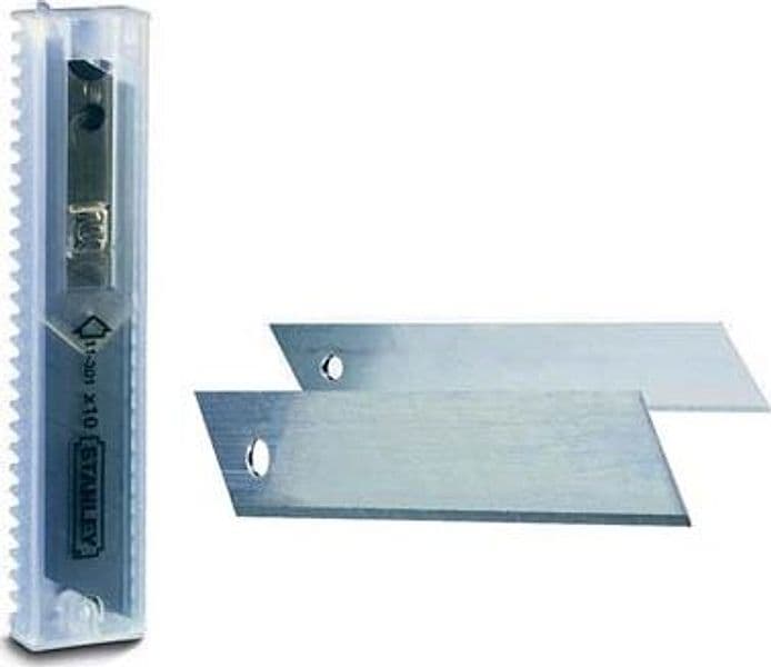 Lama a Spezzare per Cutter Stanley 1 11 301 18 mm 10 Pezzi