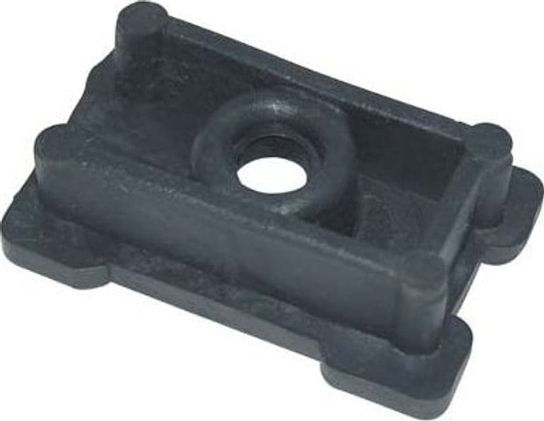 Puntale per Asta Metallica a Gancio Prometal Pe Nero 10 Pezzi