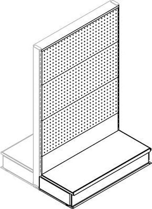 Trasformazione a Gondola Estensione Market 100 cm 155 cm 8134136
