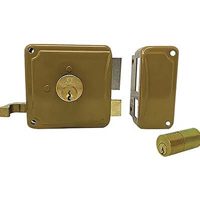 SERRATURA LEGNO APPLICARE P20 FACCHINETTI  C.FISSO M2+TIRANTE E.MM 40 SX