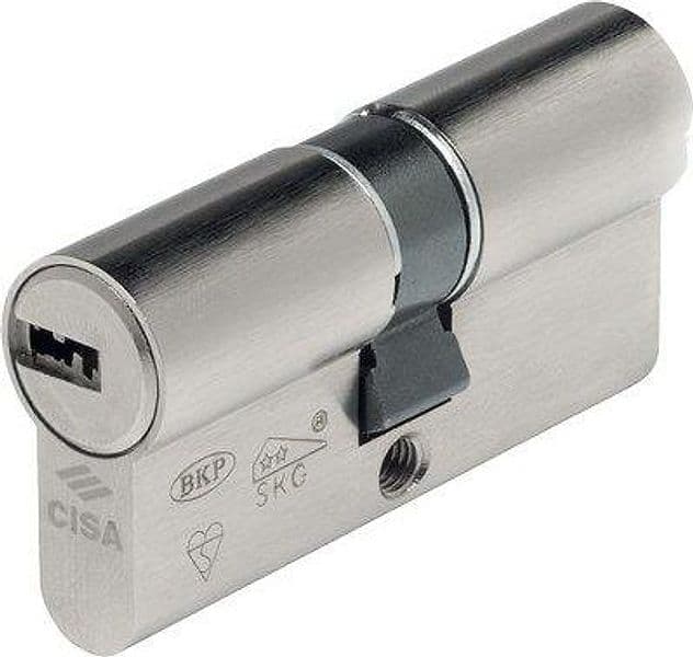 Cilindro Sagomato ASIXP8 Pro Cisa Ott.nich.satin Chiavi 5 con 1 mm 75 30
