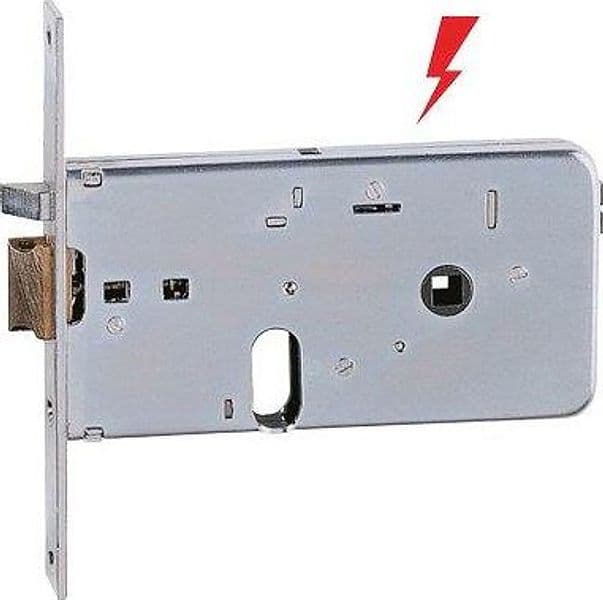Serratura Metallo Infilare Elettrica 551 Iseo B.q Zinc F.mm 16 F.ovale Scr
