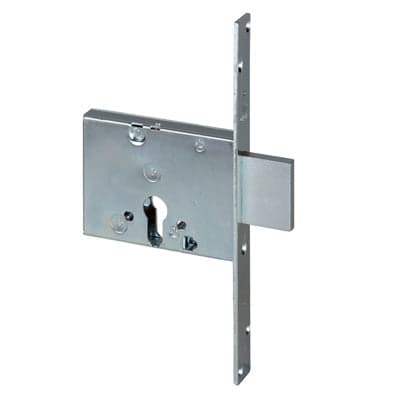 SERRATURA METALLO INFILARE 56013 CISA  B.Q ZINC F.MM 25 F/SAG. M4 H.MM 82 E.MM 70