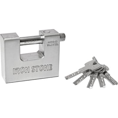 LUCCHETTO ANTISCASSO SSU-IS ILSA - ACCIAIO CARBONITRURATO CROMATO CHIAVI 5 MM 94 KA2- 6 pezzi