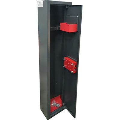 Armadio porta fucili Classic 2 posti con serratura a doppia mappa acciaio 25 x 15 x 125 cm EFFE