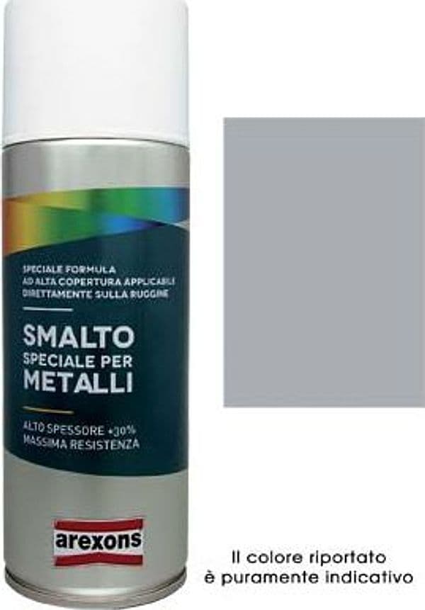 Smalto Spray Speciale Cerchi Auto Arexons Alluminio 400 ml 6 Pezzi