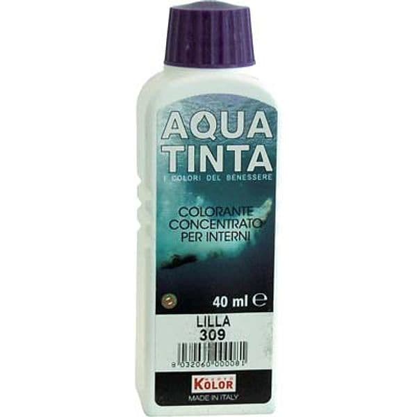 Colorante Acqua Aquatinta 309 Lilla 40 ml 10 Pezzi