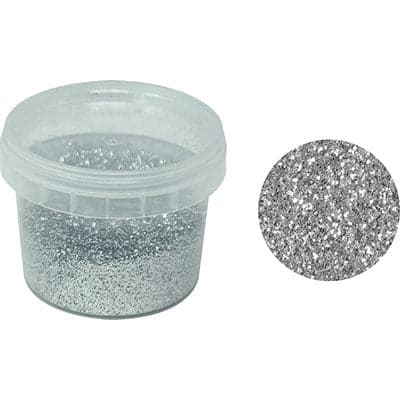 Glitter X Idropitture - Argento Ml 80- 6 Pezzi