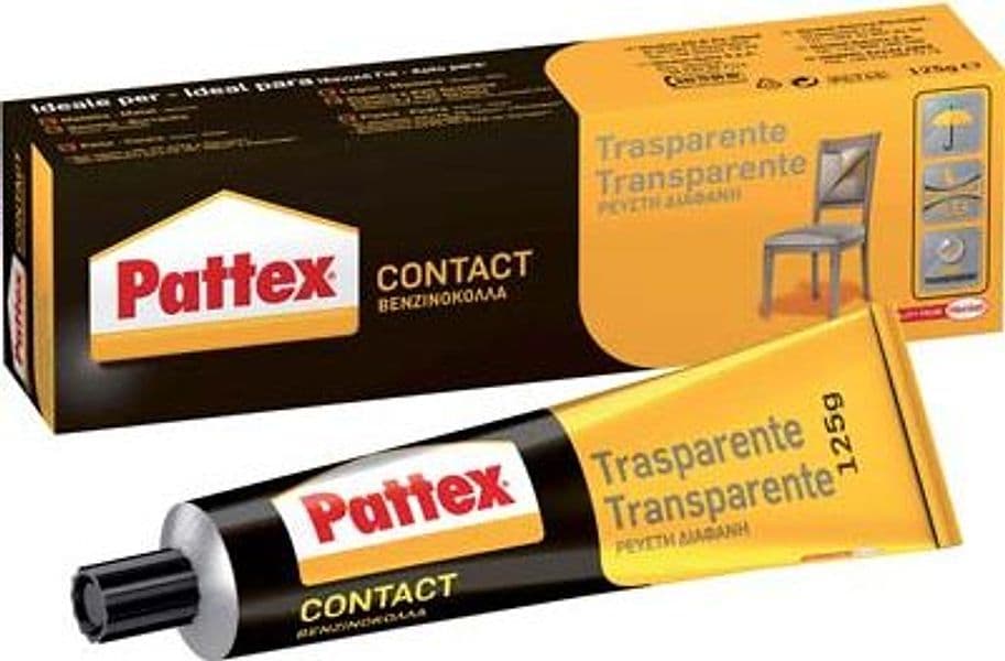 Pattex Contact Trasparente 125 g 12 Pezzi
