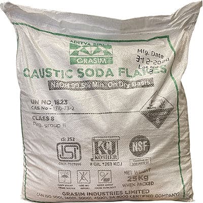 Soda Caustica - Scaglie Kg 25